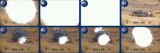 Detection of RPG rocket hitting a target: Click to enlarge